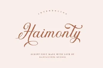 Haimonty font