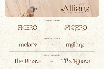 Allieno font