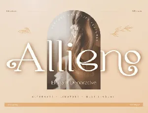 Allieno font