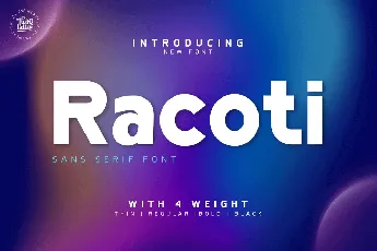 Racoti font