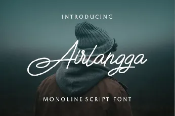 Airlangga Script Free font