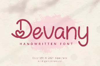 Devany font