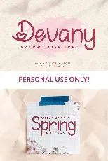 Devany font