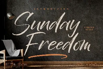 Sunday Freedom font