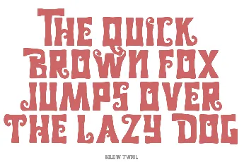 Billow Twril Demo font