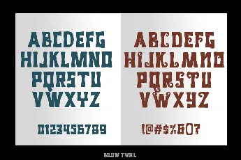 Billow Twril Demo font