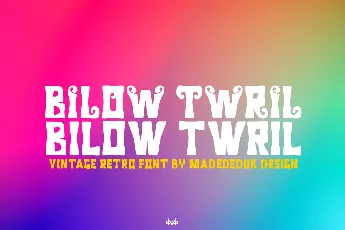 Billow Twril Demo font