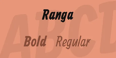 Ranga font