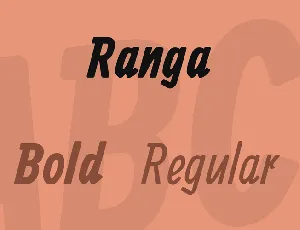 Ranga font