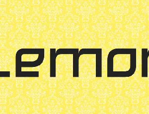 Lemon font