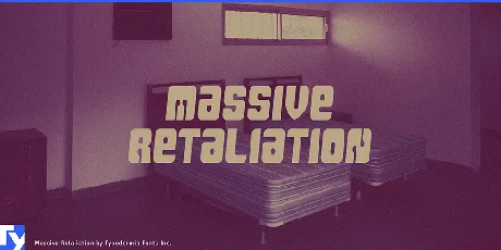 Massive Retaliation font