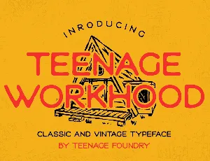 Teenage Workhood Demo font