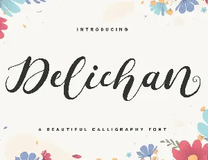 Delichan font