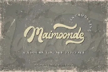 Maimoonde Bold Script font