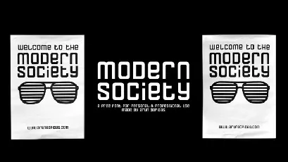 Modern Society Free font