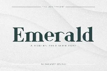 Emerald font