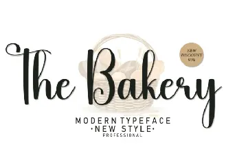 The Bakery Script font