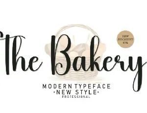 The Bakery Script font