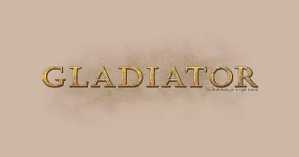 Gladiator font