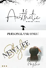 Aesthetic font