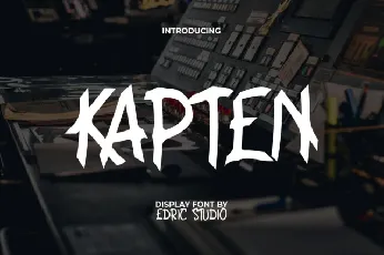 Kapten font