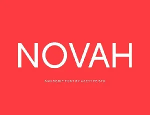 Novah Sans Serif Free font