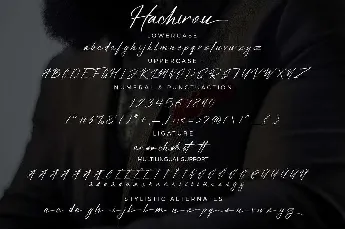 Hachirou font