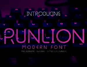 Runlion font