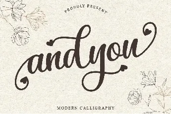 Andyou - Personal Use font