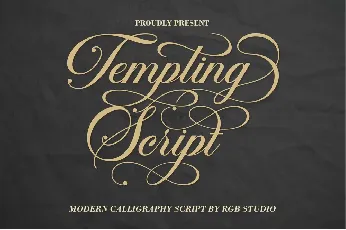 Tempting font