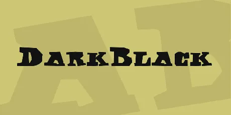 DarkBlack font