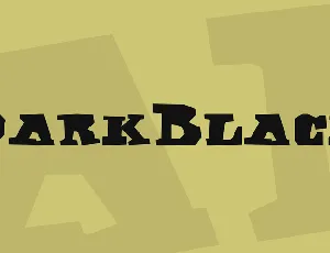 DarkBlack font