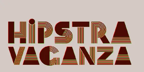 Hipstravaganza font