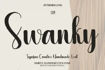 Swanky Script font