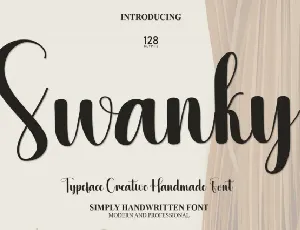 Swanky Script font