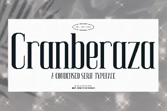 Cranberaza Personal Use font