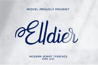 Elldier font