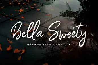 Bella Sweety Pen Brush font