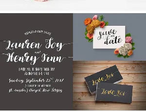 Lauren Script Free font