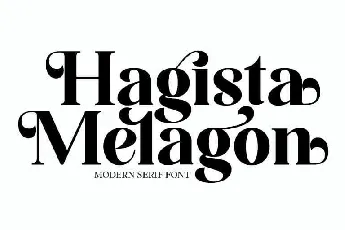 Hagista Melagon font