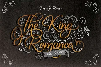 The King Of Romance font