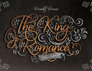 The King Of Romance font