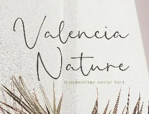 Valencia Nature font