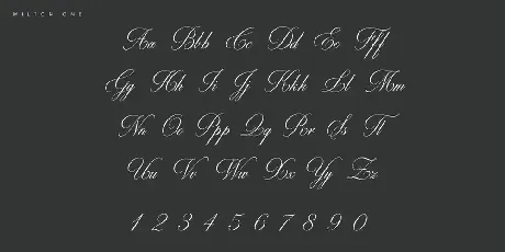 Milton One font