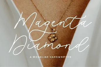 Magenta Diamond font