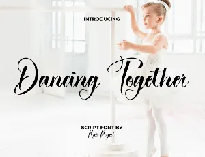 Dancing Together font