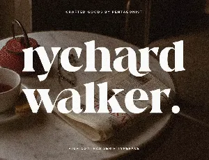 Rychard Walker font