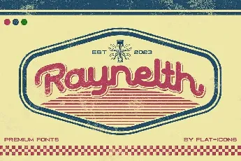 Raynelth font