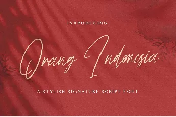 Orang Indonesia font