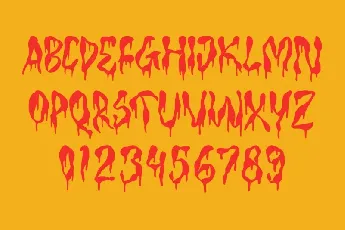 TF Bleedwax Display font